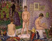 Georges Seurat The Models, USA oil painting artist